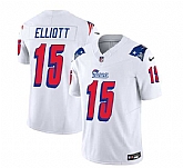 Men & Women & Youth New England Patriots #15 Ezekiel Elliott White 2023 F.U.S.E. Vapor Limited Jersey,baseball caps,new era cap wholesale,wholesale hats